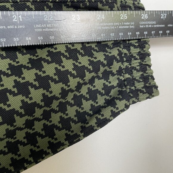 IVY PARK Joggers Kids Medium 11-12Y Houndstooth Denim Pants Black Green New - Picture 11 of 14